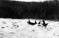 Drave sur les grandes eaux de la rivière Matawin