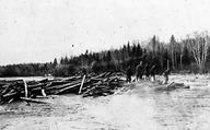 «Jam» au milieu de la rivière Matawin