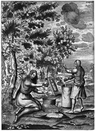Deux modes amérindiens de broyage des grains