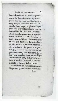 Texte tiré du livre L’itinéraire des Français dans la Louisiane (1802), p. 103 