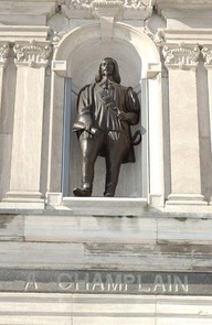 Photo statue Champlain