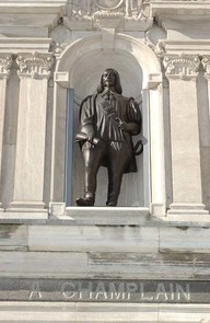 Photo statue Champlain