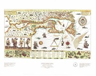 Carte reproduite
43,0 X 76,0 cm
Tirée du livre Les voyages du Sieur de Champlain, Paris, 1613.