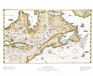 Carte reproduite
52,3 X 86,7 cm
Tirée du livre Les voyages du Sieur de Champlain, Paris, 1632.