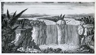Une vue des chutes Niagara/A view of the falls of Niagara