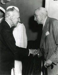 Vincent Massey gouverneur-général et Georges Vanier
