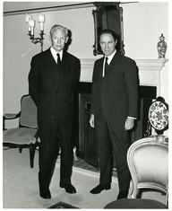 Coopération France-Canada
Couve du Murville, Pierre-Elliot Trudeau
