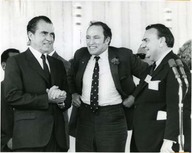 Nixon et Trudeau
10e anniversaire de la voie maritime du Saint-Laurent