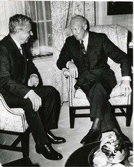 Diefenbaker et D. Eisenhower
