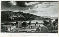 Long’s farm on lake Temiscouata at the extremity of the portage