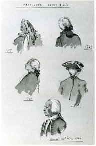 Perruques XVIIIe siècle