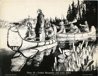 Father Marquette and Louis Joliet. Le Père Marquette et Louis Joliet