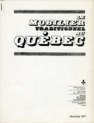 Le mobilier traditionnel au Québec