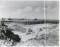 La construction du réservoir municipal
