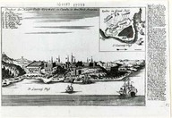 Prospect der Haupt Stadt Quebec, in Canada, in dern Nord America
