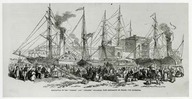 Departure of the “Nimrod” and “Athlone” steamers, with emigrants on board, for Liverpool.