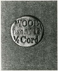 Wood eng. no 12 1/2 cord