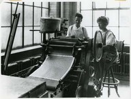 Presse à timbres / Stamp press / Canadian bank note Co