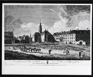 Vue de l’Église et du Collège des Jésuites.