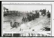 Canadian artillery for service in France reviewed by the Duke of Connaught in Quebec.