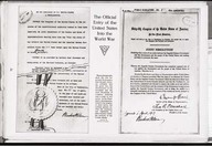 The official entry of the United States into the World War