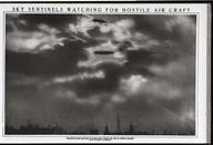 Sky sentinel watching for hostile air craft