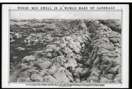 Where men dwell in a world made of sandbags