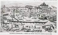Chantier de construction à l'arsenal de Toulon