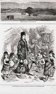 Les différentes provinces souhaitant la bienvenue à la princesse de Louise.