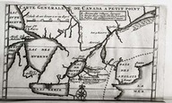 Carte générale de Canada à petit point