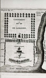 Campement de Mr De Labarre
