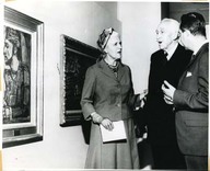 Mme Vanier et Guy Frégault
