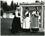 Three descendants of the original Icelandic settlers of Gimli, north of Winnipeg, Manitoba, get together at the annual celebration commemorating the area’s founding. Before the region was known as Manitoba and became part of Canada, it was known as “New Iceland”. Its capital, Gimli, means “paradise” in Icelandic.