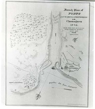 French plan of ports Ontario & Pepperell or Chouaguen 1756