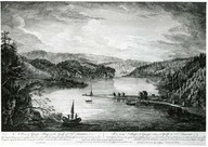 Vue de la Baye de Gaspé dans le Golfe de St Laurent