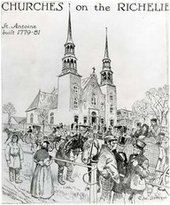 Churches on the Richelieu River (St. Antoine built 1779-81
