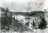 View of Sackville, head of Bedford Basin, near Halifax, Nova Scotia
