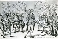 Uncle George and Black Dick at their new game of naval shuttlecock