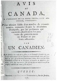 Avis au Canada...
