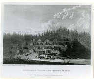Cheslakee’s village in Johnstone’s straits.