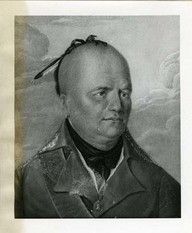 Portrait de Joseph Brant, chef Mohawk.