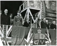 Welcoming ceremonies, Peace Tower, Ottawa for Newfoundland
