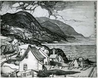Paysage à Saint-Siméon