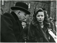 Miss Shirley Temple, Prime Minister King opening 7th Victory Loan, Parliament Hill, Ottawa.