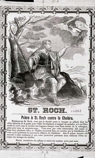 Prière à St. Roch contre le choléra