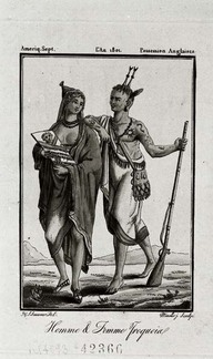 Homme et femme Iroquois