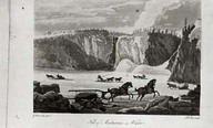 Fall of Montmorenci in Winter