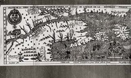 Figure de la terre, neuve, grande rivière de Canada, et côtes de l’océan en la Nouvelle France.