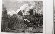 Which on Gen. Burgoyne’s army advancing was set fire to by the Americans.