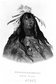 H'CO-A-H’CO-A-H’COTES-MIN. Guerrier tête-plate. 